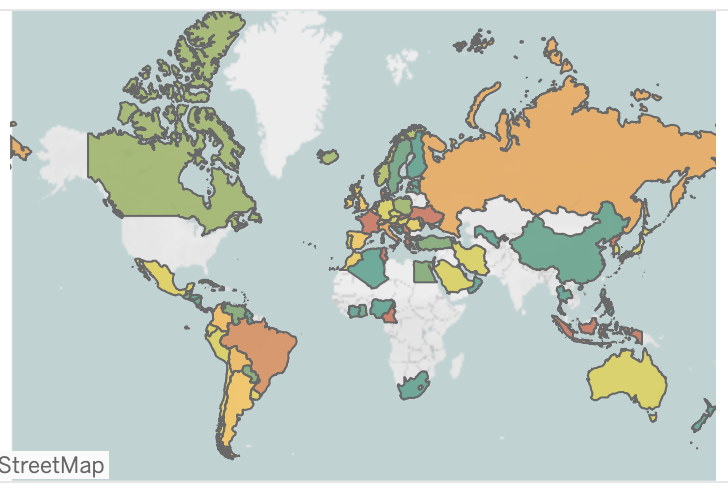 Map of U.S. Men’s National Team Records Against the World (1872-2024)